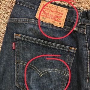 Men’s Levi jeans 505 size 32/30
